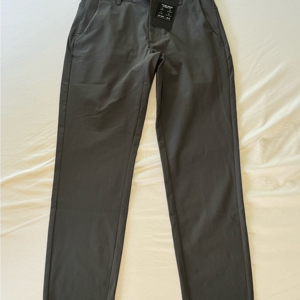 Fabletics Gray Dress Pants with Elastic Waistband